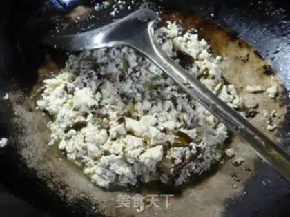 Make Olive pork and tofu step 4