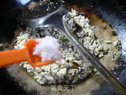 Make Olive pork and tofu step 5