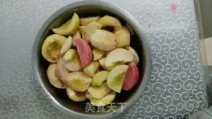 Make Peach cans step 1