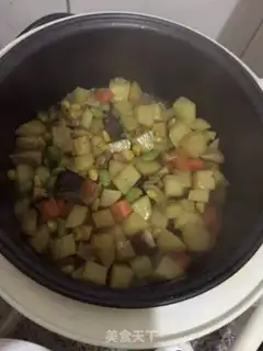 Make Five-colour rice step 4