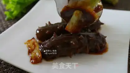 Make Burning sea cucumber step 4