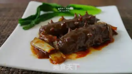 Make Burning sea cucumber step 5
