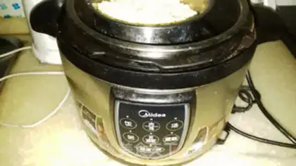 Make Green bean cake step 2