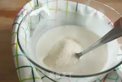 Make Japanese ice cream step 1