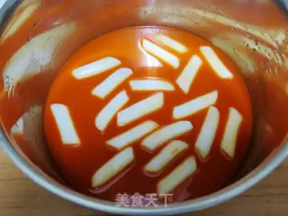 Make Korean spicy cakes step 1