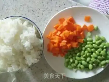 Make The salmon are full of beans step 1