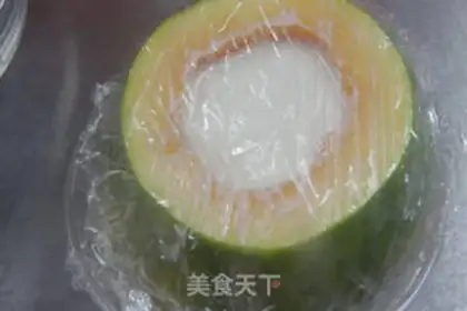 Make Coconut melon step 4