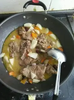 Make ♪ ♪ A pineapple steak ♪ step 12