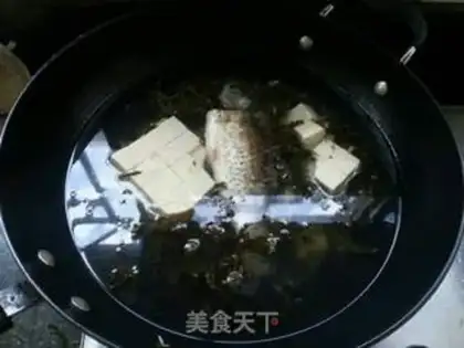 Make Sour bean curd soup step 4