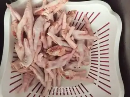 Make Porridge claws step 0