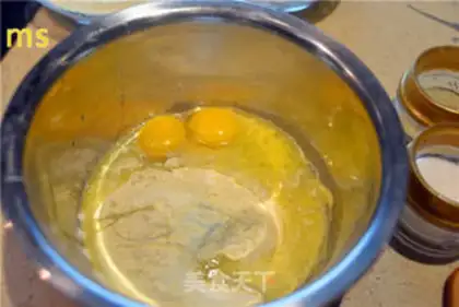Make Pancake shrimp step 1
