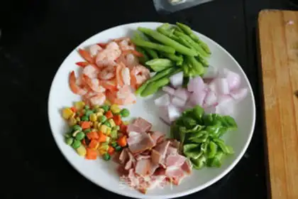 Make Shrimp veggie pizza step 5