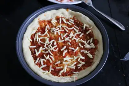 Make Shrimp veggie pizza step 6