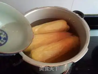 Make Water to boil old corn step 4
