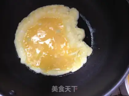 Make Chicken mushroom fried eggs step 3