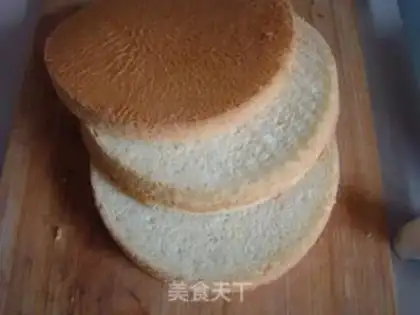 Make Bath doll cake step 1