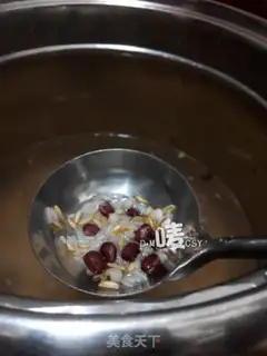 Make Red bean oatmeal step 2