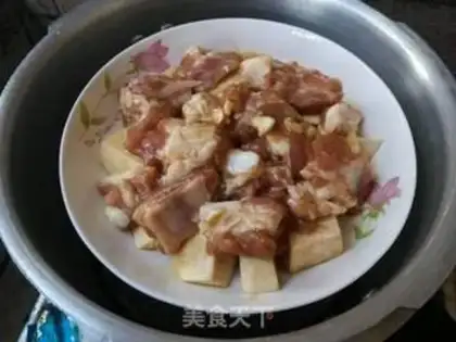 Make Fresh potato ribs step 5