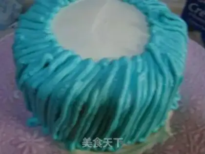 Make Bath doll cake step 11