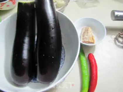 Make Salt fish eggplant step 0