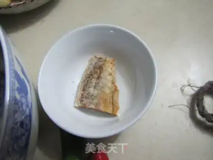 Make Salt fish eggplant step 1