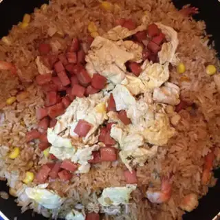 Make Shrimp rice step 6