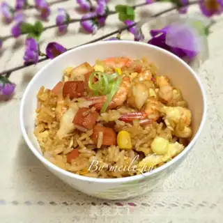 Make Shrimp rice step 8