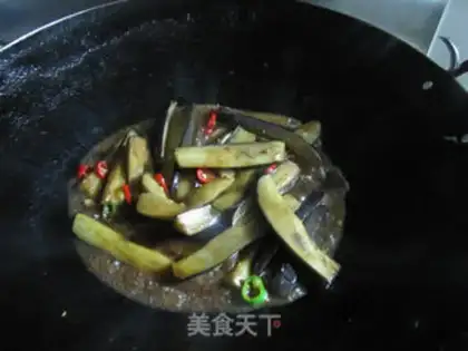Make Salt fish eggplant step 8