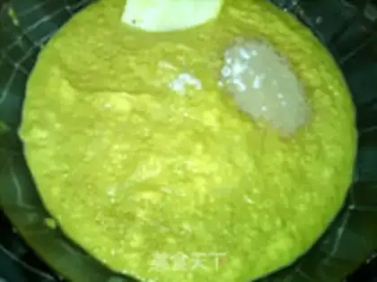 Make Fresh corn cake step 4