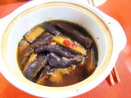 Make Salt fish eggplant step 10