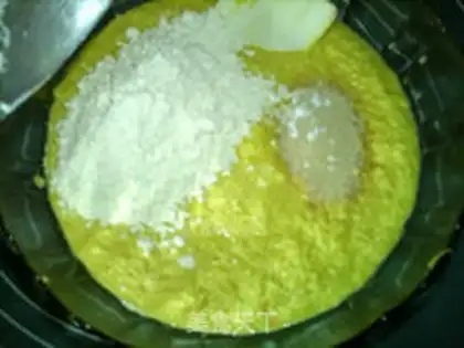 Make Fresh corn cake step 5
