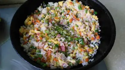 Make Bacon with egg and rice step 8
