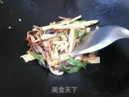 Make Cleaning up scavenging tea and mushrooms step 6