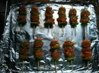 Make The fragrance chicken string step 4