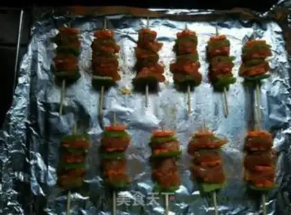Make The fragrance chicken string step 5