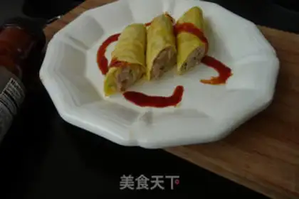 Make Pork omelet step 6