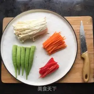 Make Rock pan rice step 0