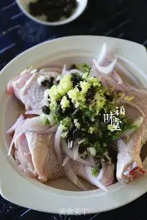 Make Wild Peas Steamed Chicken Legs step 4