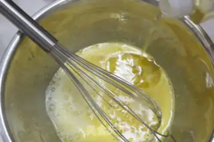 Make Ham chime cake step 3