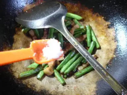Make Pork fried bean step 6