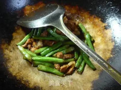 Make Pork fried bean step 8