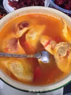 Make Egg dumplings step 5