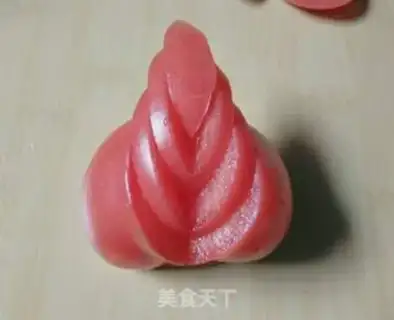 Make Tomato swans step 4