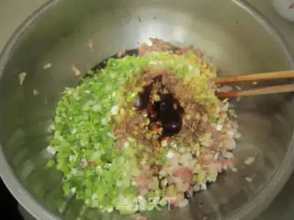 Make A pancake for a frying bag step 3