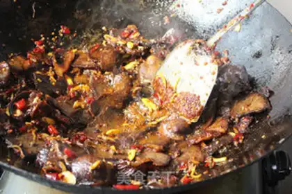 Make Spicy beef step 1