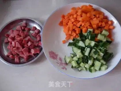 Make Shrimp rice step 1