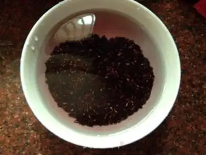 Make "Smart coconut juice, sweet rice." step 0