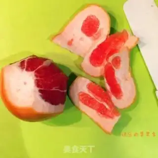 Make Red apple grapefruit jam step 1