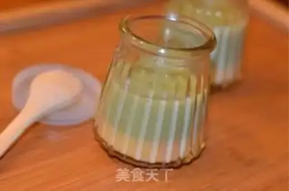 Make Peach pudding step 3