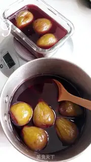 Make Wine fig ice cream step 4